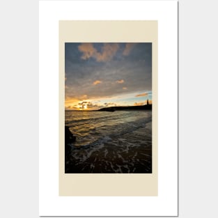 Cullercoats Bay daybreak Posters and Art